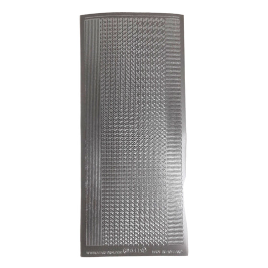 Borders Fine Asst Stickers Silver #PC841S