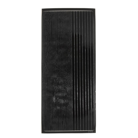 Mini Wavy Lines Asst Stickers Black #PC0044BK