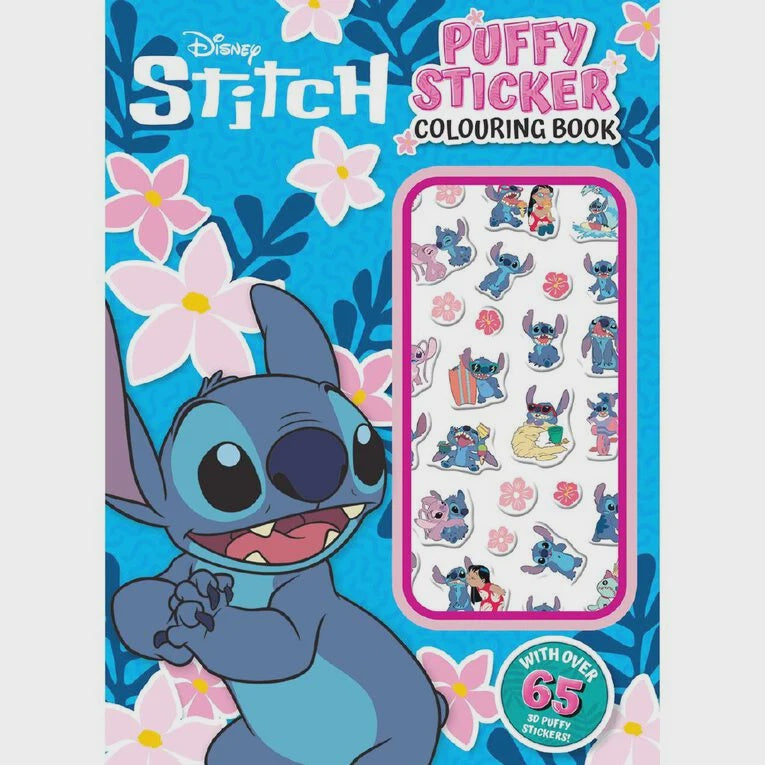 Puffy Sticker Colouring Book
