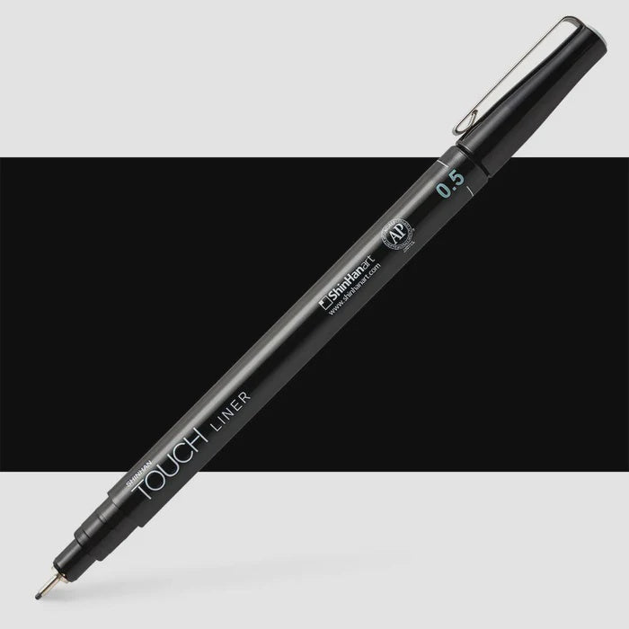 Shinhan Touch Liner Pen Black 5 Pce