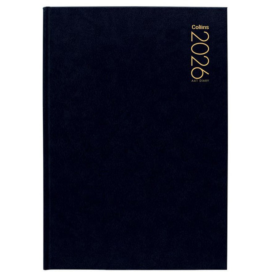 Collins Diary 2026 A41 Black Day To Page