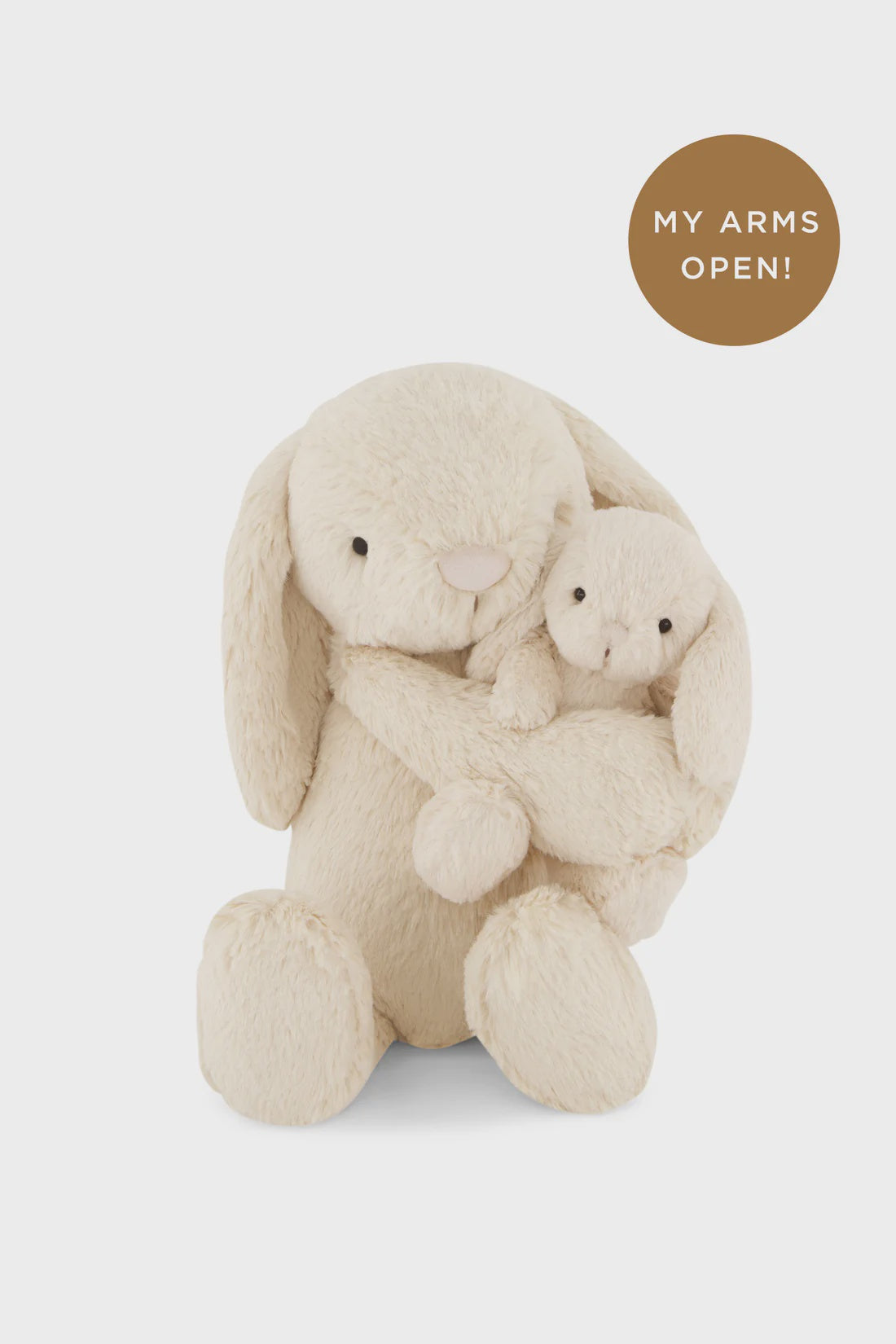 Snuggle Bunnies Frankie the Hugging Bunny Brulee - Jamie Kay