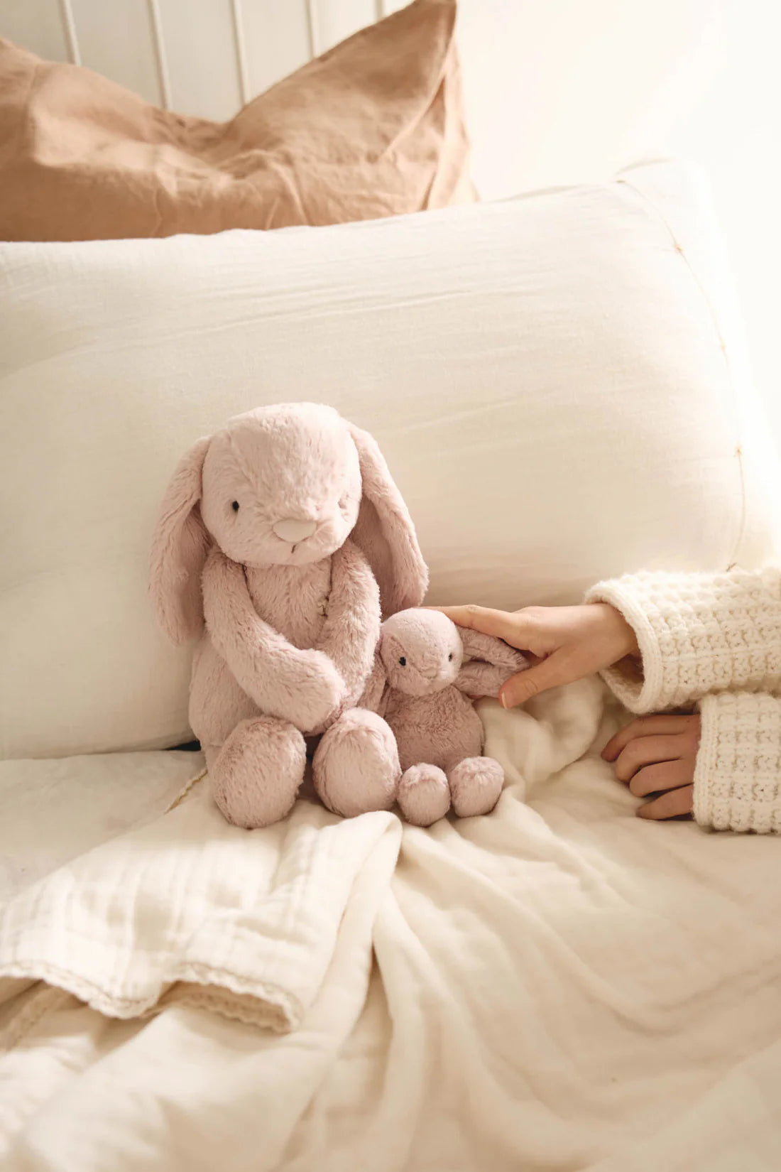 Snuggle Bunnies Frankie the Hugging Bunny Blush - Jamie Kay