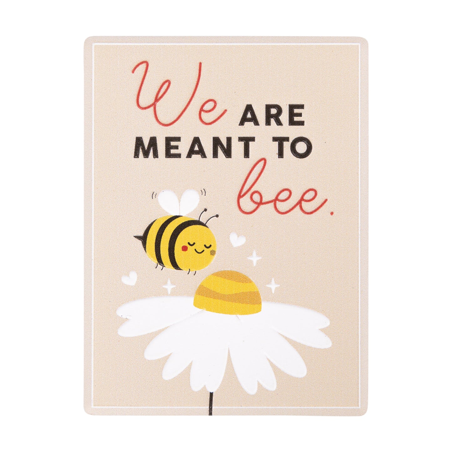 Valentines Bee Ceramic Magnet