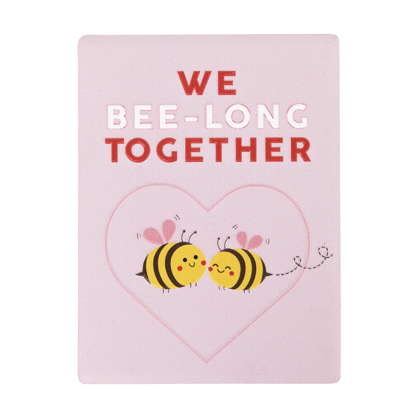 Valentines Bee Ceramic Magnet
