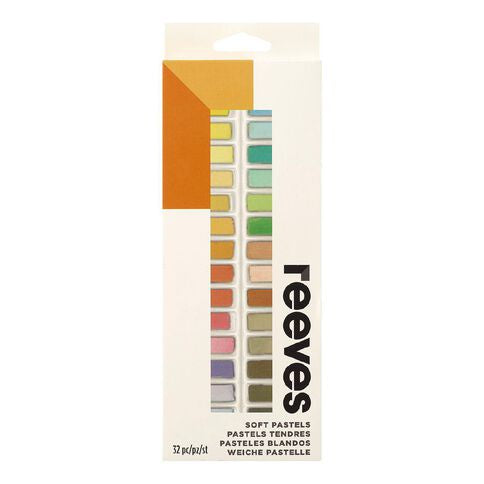 Reeves Soft Pastels 1/2 length  32Pce