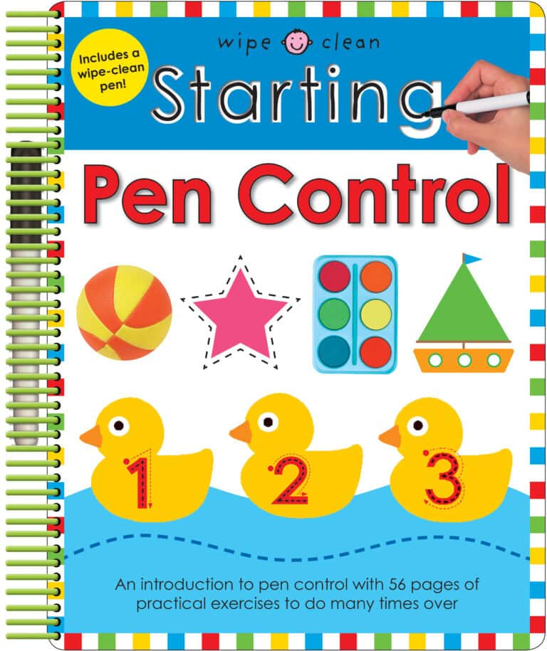 Wipe Clean Workbook: Starting Pen Control