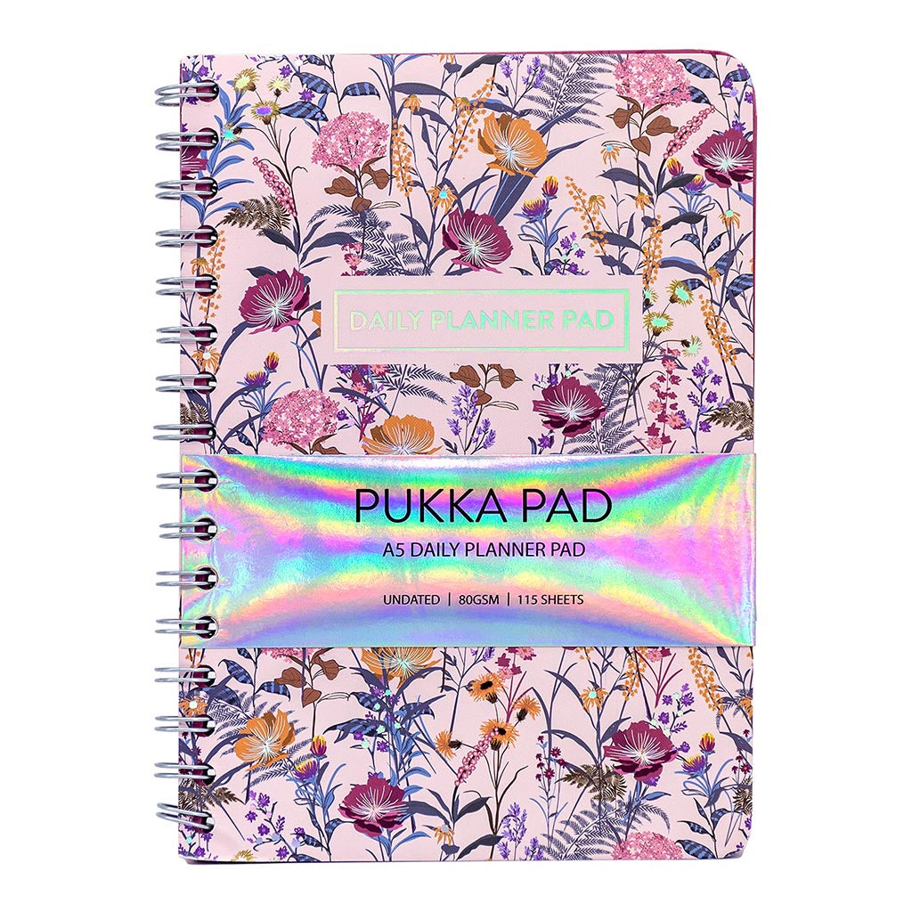 Pukka A5 Daily Planner Spiral-Cream