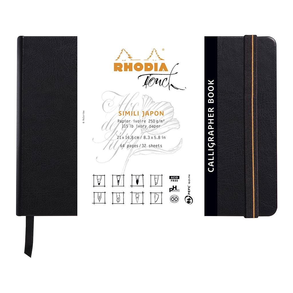 Rhodia Calligraphy Book A5 Landscape 250gsm 32 Sheets