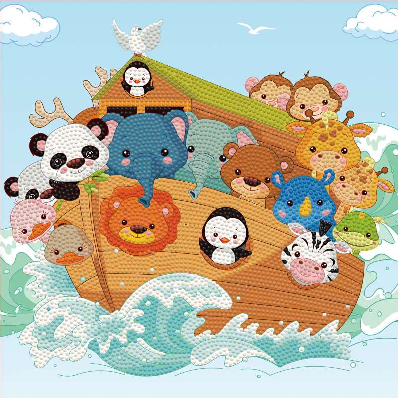 DiamondDotz Box Large Animals 28x28cm