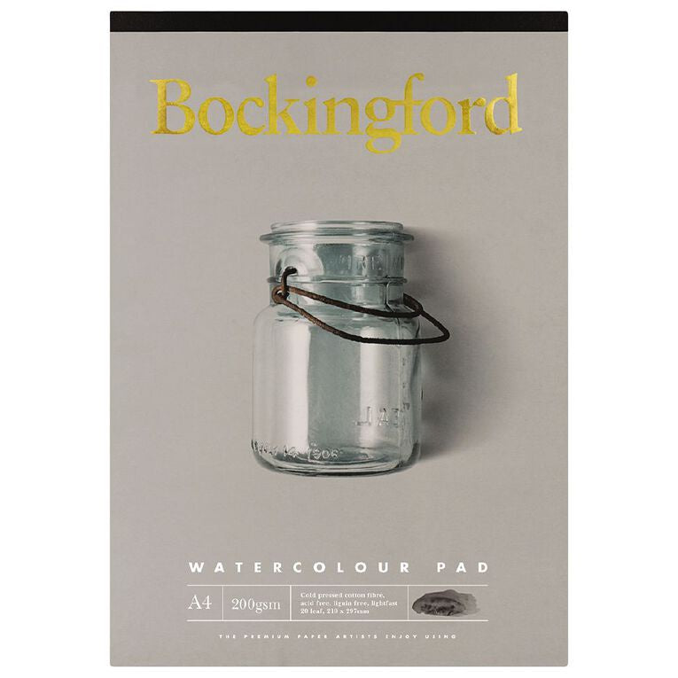 Bockingford A4 Watercolour Pad 200gsm/ 20 Leaf