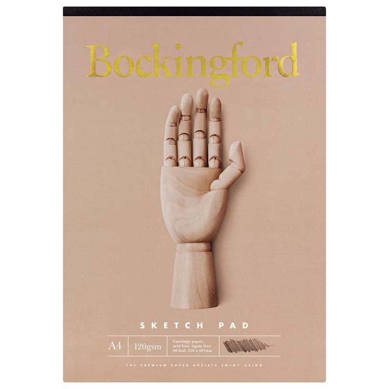 Bockingford A4 Sketch Pad 120gsm / 60 Leaf
