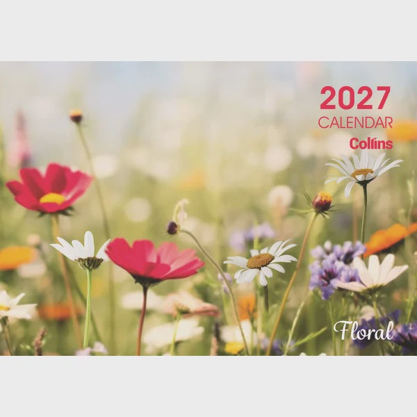 Collins Wall Calendar A4 NZ Floral