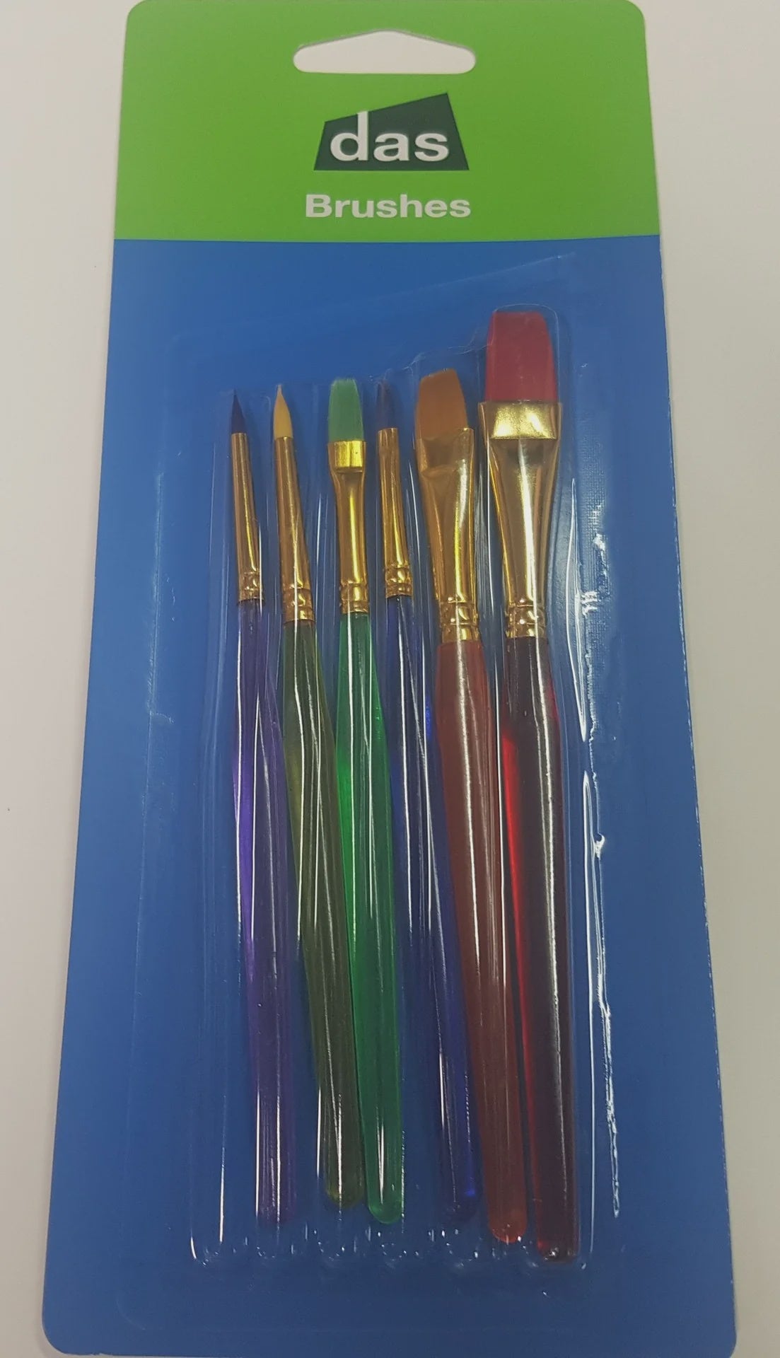 Das Coloured Brushes Set- 6 Pce