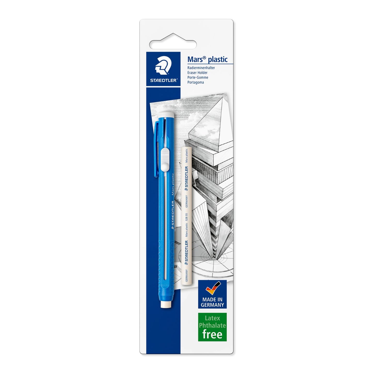 Mars Plastic Eraser Holder and Refill