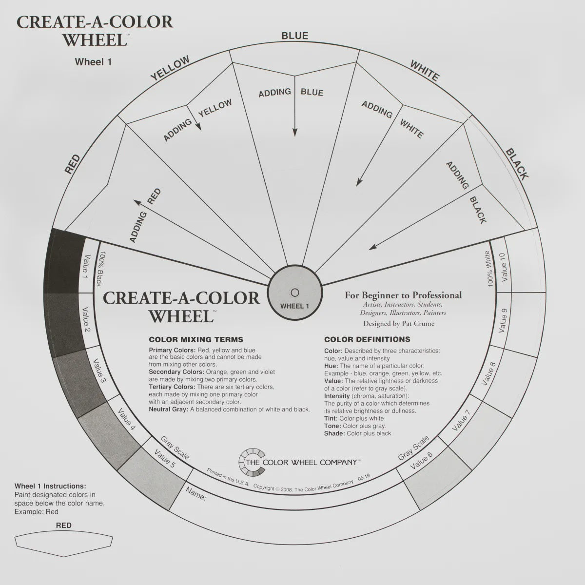 Create-A-Color Wheel