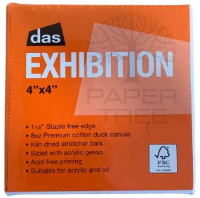 Das Exhibition 1.5'' Stretched Canvas 4x4''