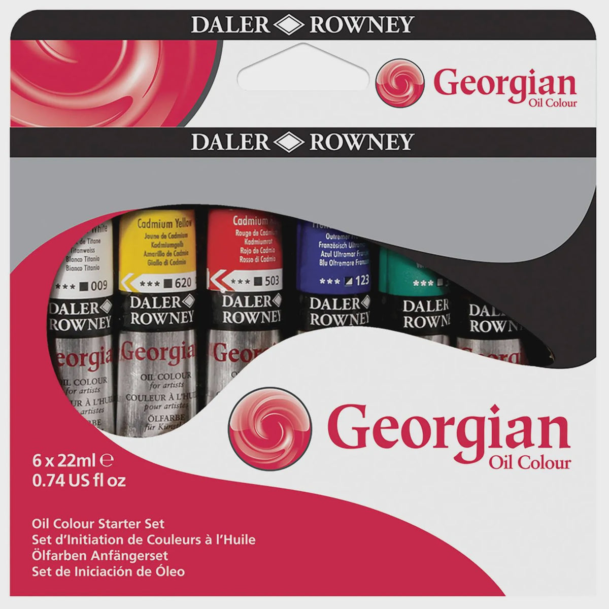 Daler Rowney Georgian Oil Colour Starter Set 6x22ml