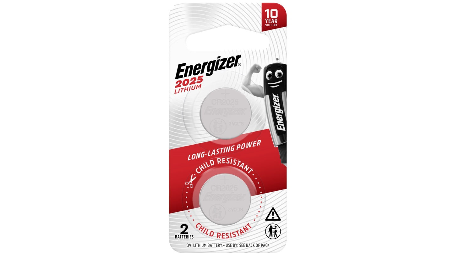 Energizer Lithium Batteries 3V 2025 2pk