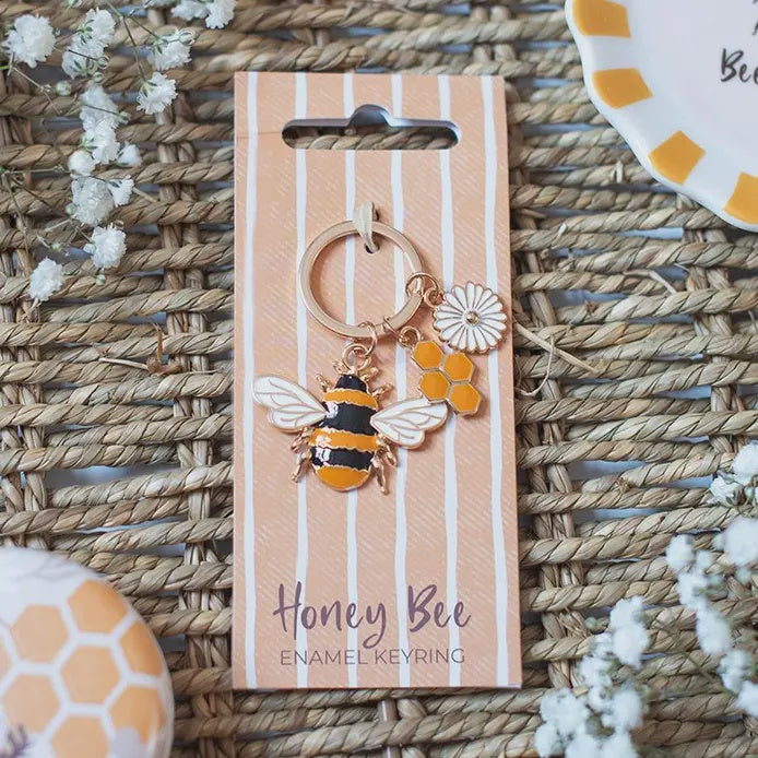 Honey Bee Keyring