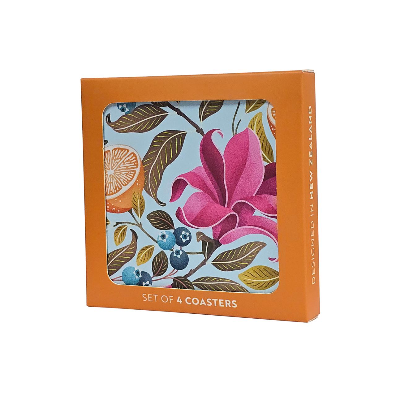 Catherine Marion: Cream Lemons & Magnolia Coaster Box Set