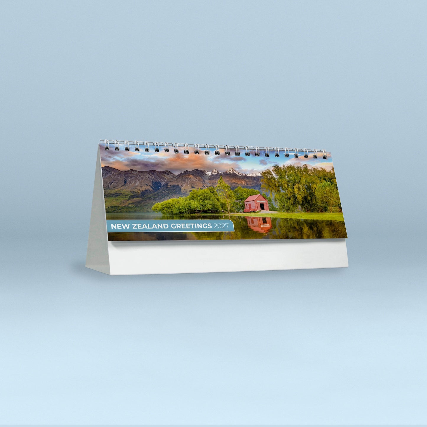 New Zealand Greetings Desk Calendar size - 205mm X 110mm Advert size - 195mm X 23mm 2027