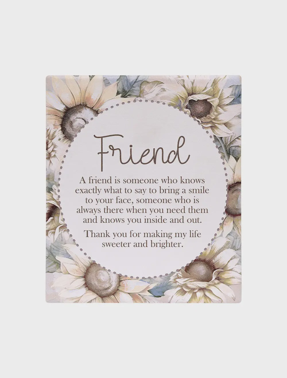 Saddle & Bloom Friend Verse
