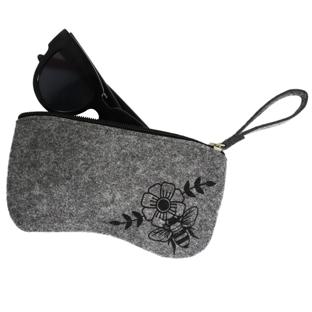 Felt Glasses Case NZ Honey Bee - 3 Available Colours