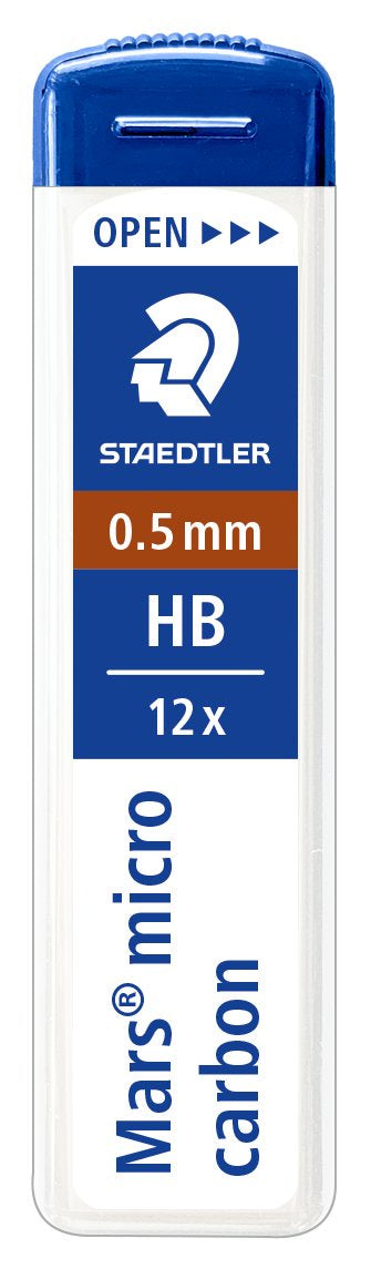 Staedtler Lead Mars Micro carbon 0.7 mm HB 12 Pce