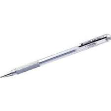 Pen Roller Gel Grip Metallic Silver
