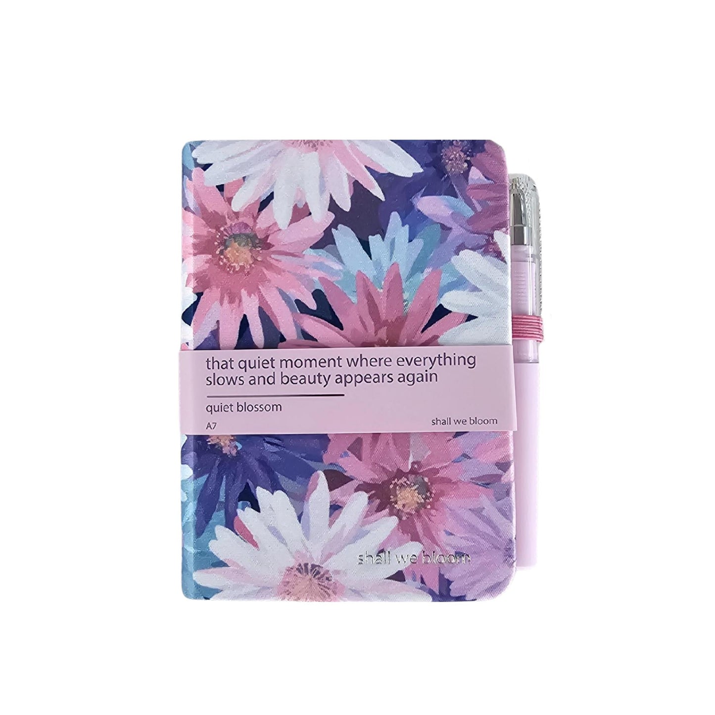 Journal A7 With Pen - Quiet Blossom