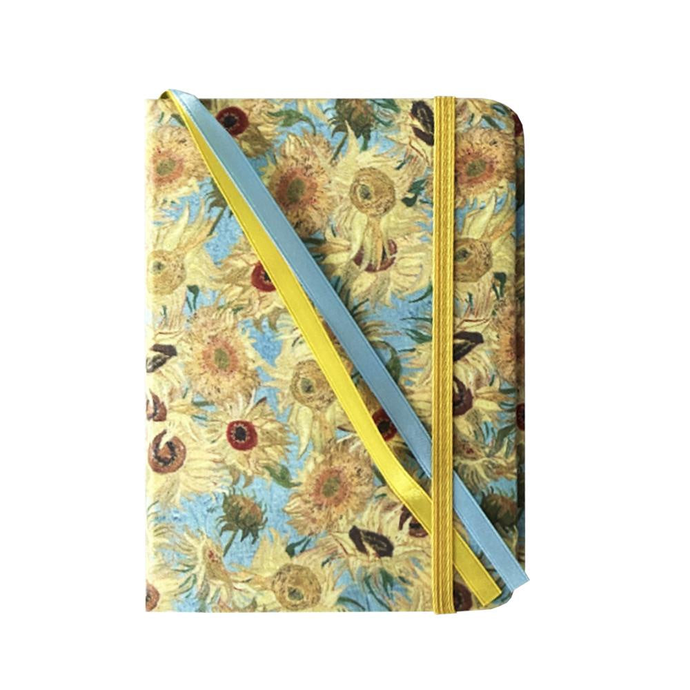 Fabric Bound A6 Journal Sunflowers
