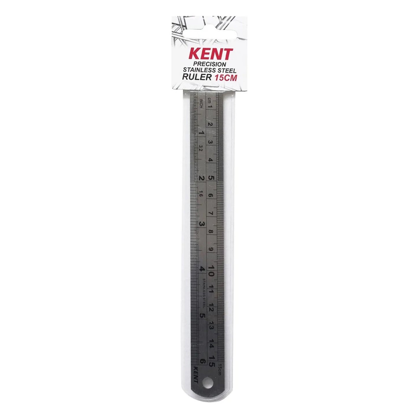 Kent Stainless Steel Ruler 15cm