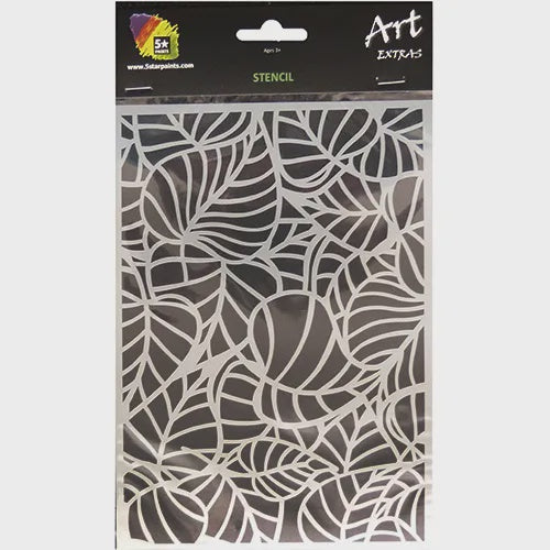A5 Stencils Leaves