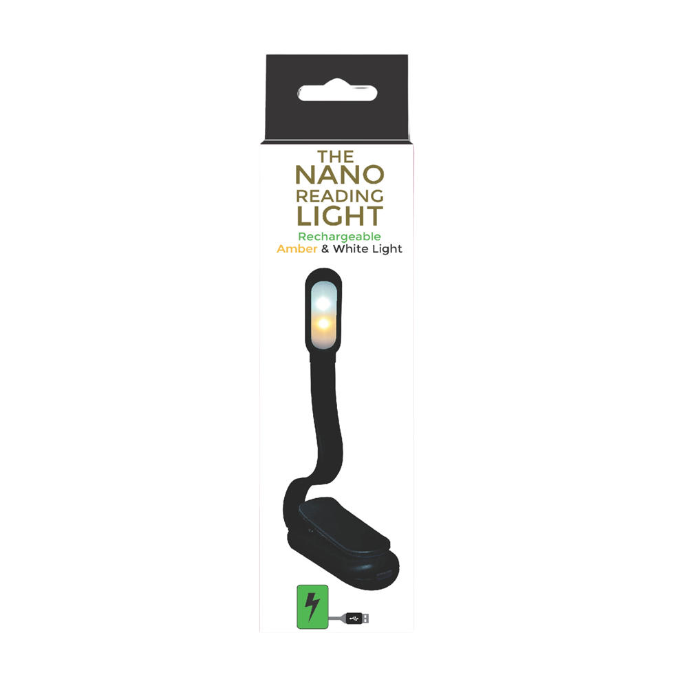 Nano Book Light Rechargeable - Black
