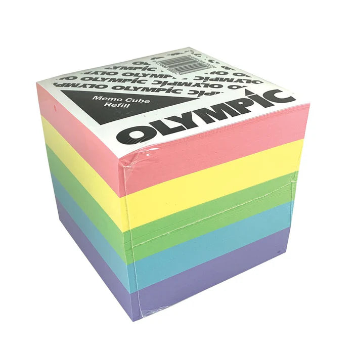 Olympic Memo Cube Fluoro Full Height Refill