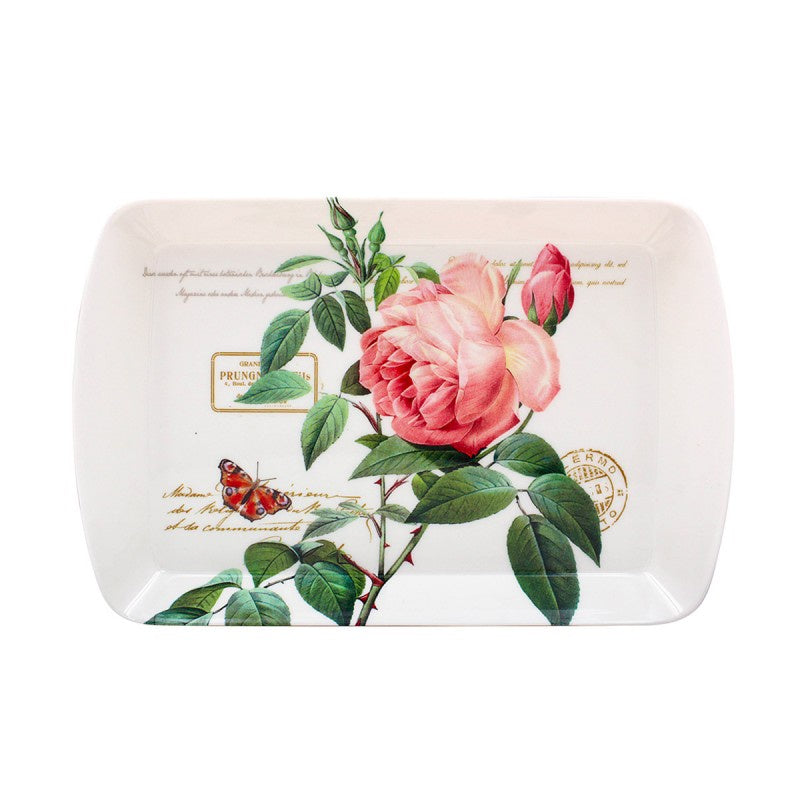 Redoute Rose Tray Small