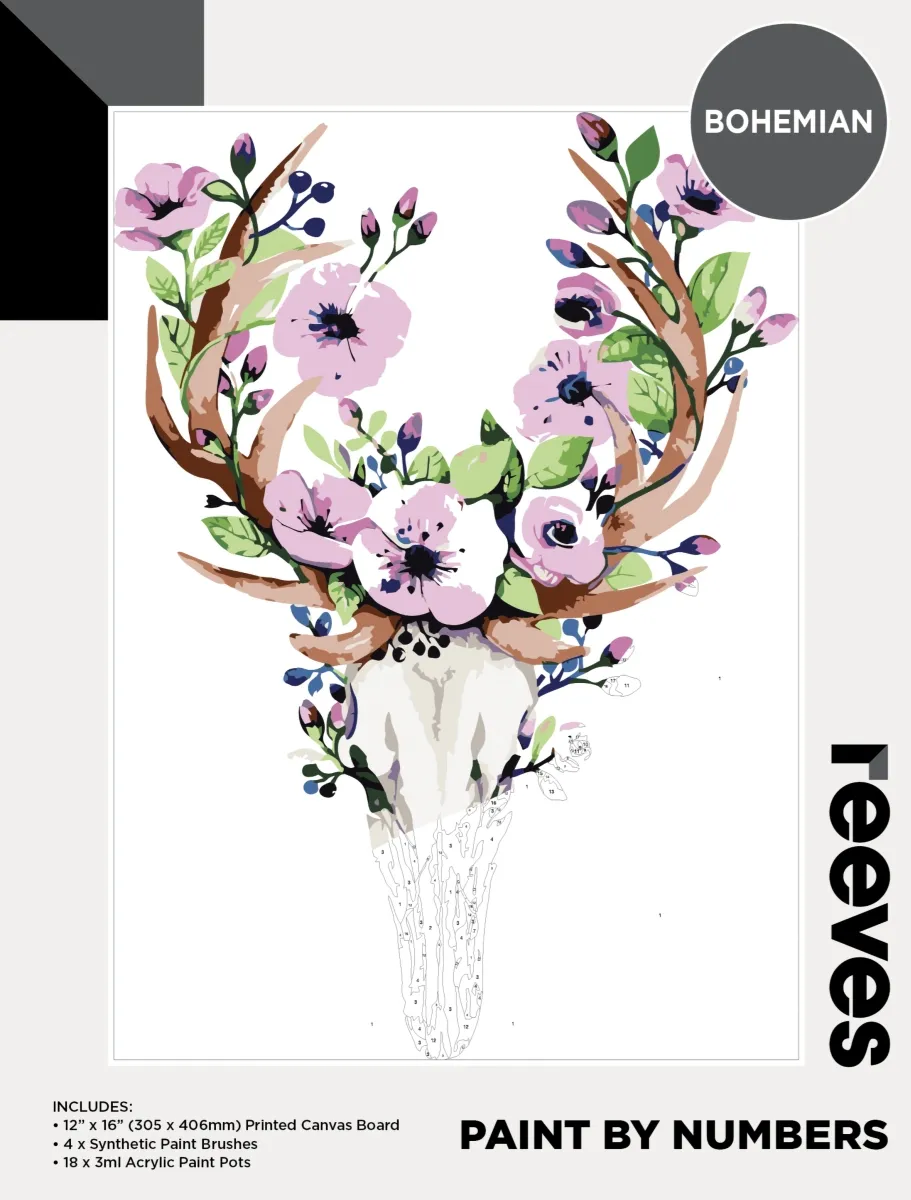 Reeves Paint By Numbers - 19 Designs