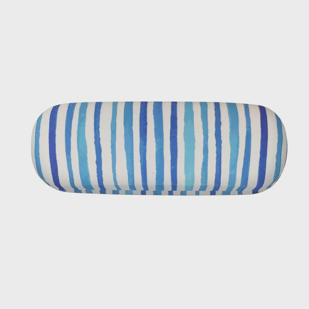 Blu Hen Glasses case & Cleaning Cloth Hampton Stripe
