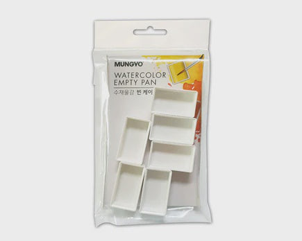 Mungyo Watercolor Empty Pan 6 Pce
