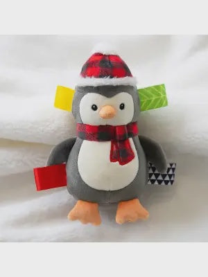 Mary Meyer Taggies Merry Mingle Penguin Rattle