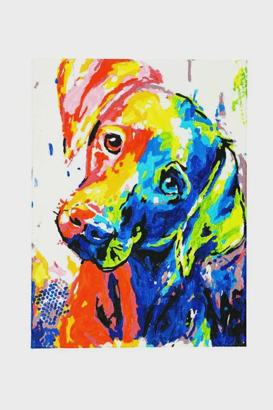 Byron Paint By Numbers Stretched Canvas 30x40cm-Puppy