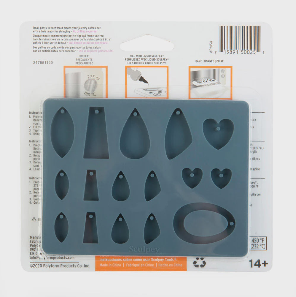 Sculpey Silicone Bakeable Mold Jewelry