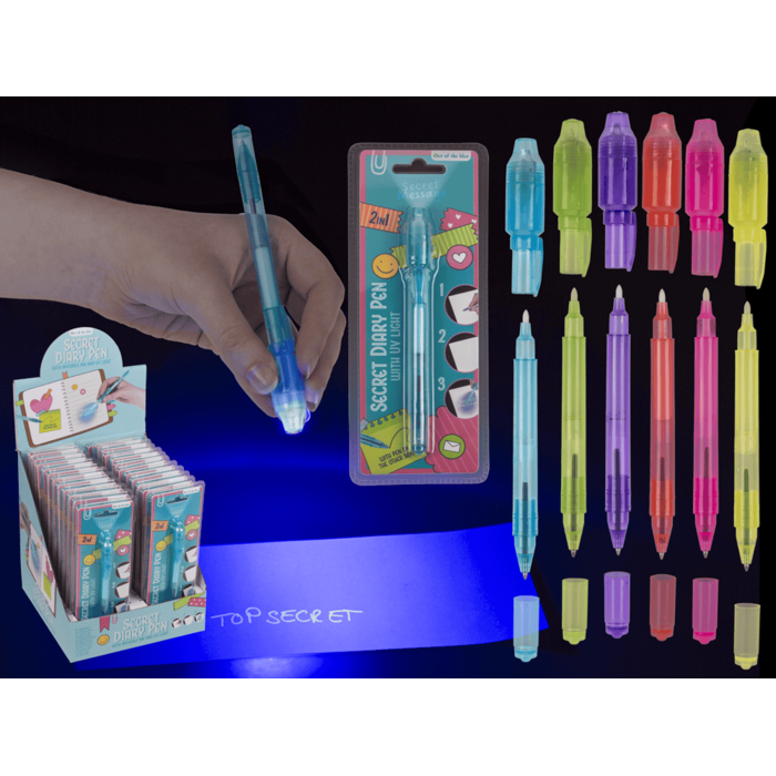 Out of the Blue Secret Diary Pen Assorted