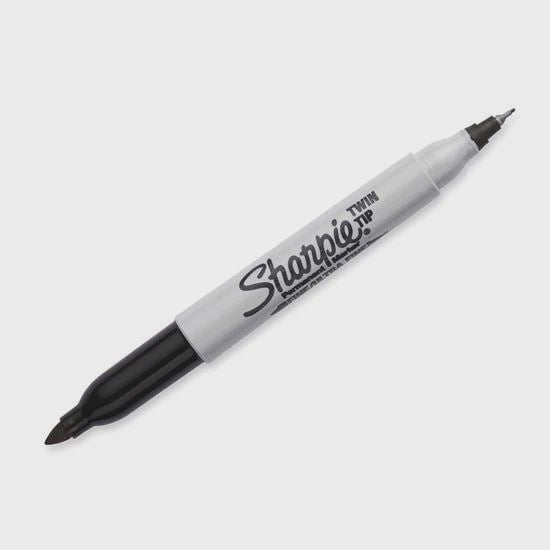 Sharpie Twin Marker Black Fine and Ultra Fine