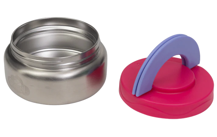 Spencil Hot Stuff Insulated Food Jar 300ml - Fuchsia/Periwinkle