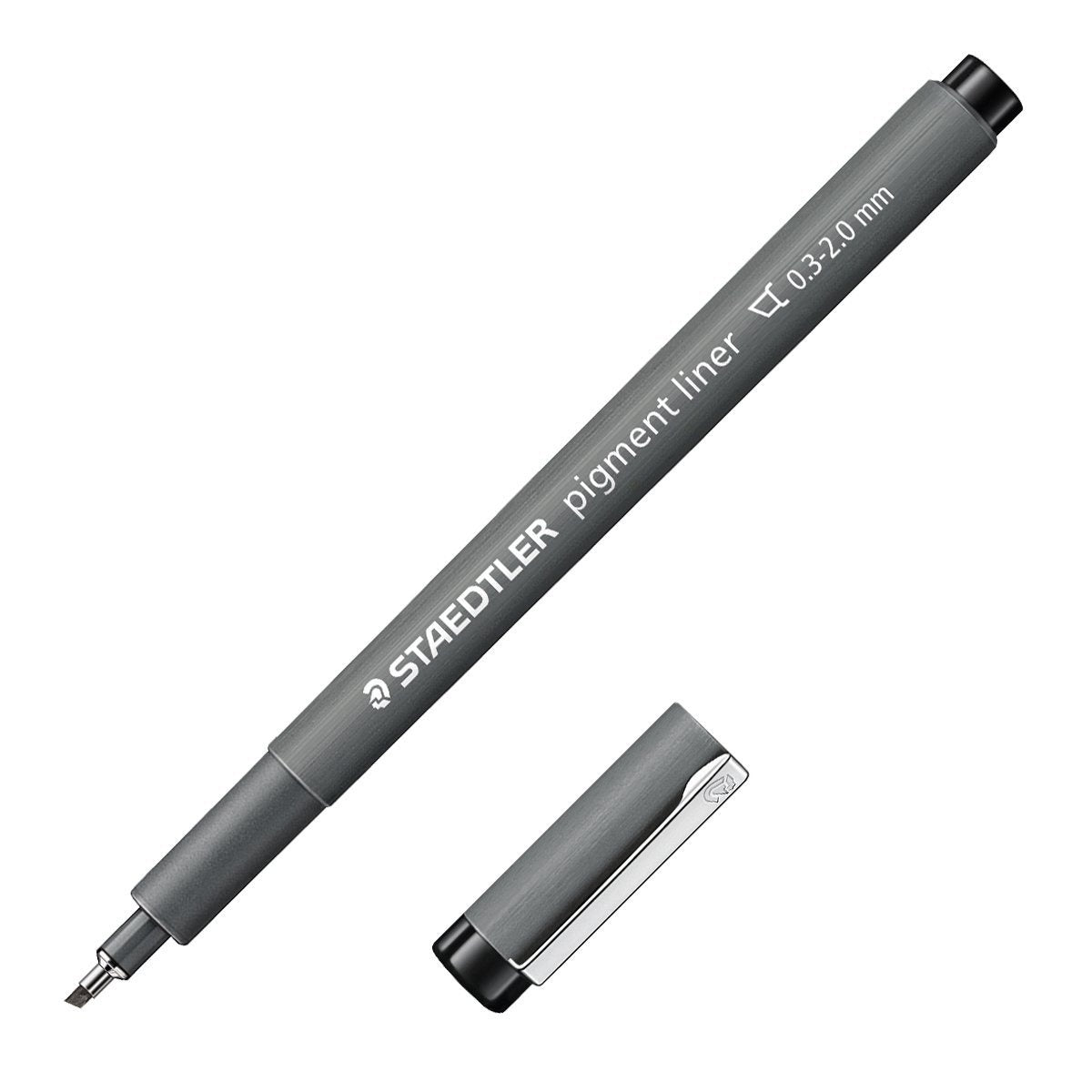 Staedtler Pigment Liner Calligraphy 0.3-2.0 black