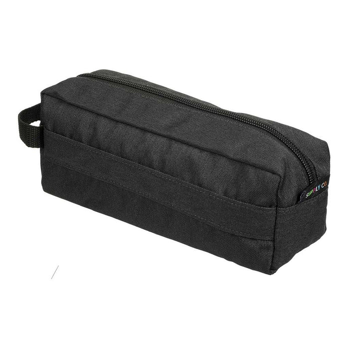 Okin Pencil Case Barrel 1 Zip Black