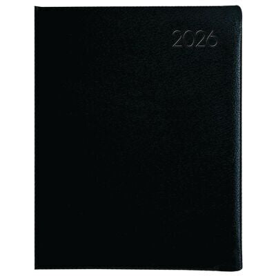 2026 Collins Portfolio Tabbed Diary Black Wiro Week to View