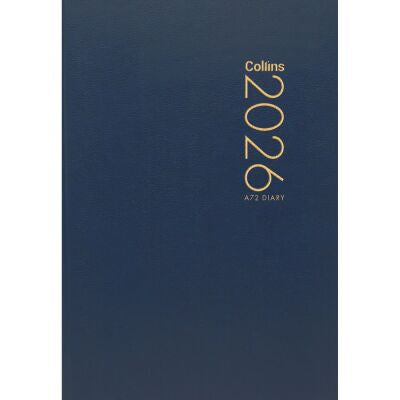 2026 Collins A72P Diary Navy PVC 2 Days to Page